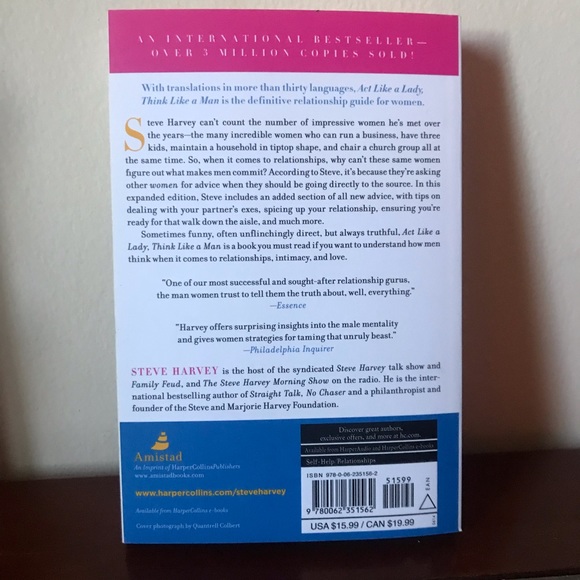 Book - Act like a Lady Think like a Man - Picture 2 of 2